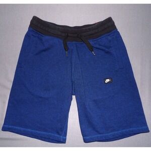 Nike Draw String Knit Blue 10" Casual Sweat Shorts Men's Small